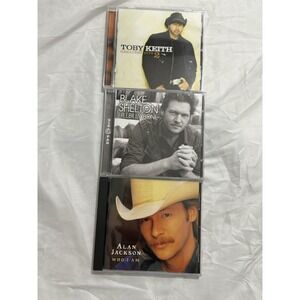 LOT OF‎ 3 CD'S TOBY KEITH, BLAKE SHELTON, ALAN JACKSON